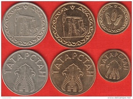 Tatarstan Full Set Of 3 Coins: 1 Kilo - 20 Litres Km#: Tn1, Tn2, Tn3 - Tatarstan