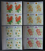 BURUNDI   1992   :  N° 982 à 985 ** Neuf MNH-CAT.: 88,00€ BLOC DE 4 - Unused Stamps
