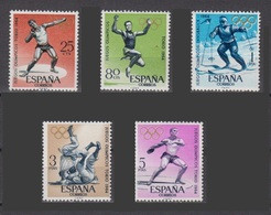 ESPAÑA 1964 - JJOO DE INSBRUCK Y TOKIO - EDIFIL Nº 1617-1621** - Judo