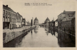 KORTRIJK - De Leie En De Broel. Courtrai - La Lys Et Le Pont Du Broel - Kortrijk