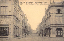 BELGIQUE - ST NICOLAS - Rue Du Prince Albert -  Carte Postale Ancienne - Saint-Nicolas