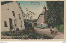 Trois-Ponts - Chapelle Des Brumes - Laitière, Attelage Chien. Jolie Carte  Animée, En Couleur -  2 Scans - Trois-Ponts