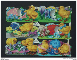 Decoupis Vintage Die-Cuts MLP 919 Made In England Kuikens Pasen Poussins Pâques Eastern 6 X Format 8 X 4 Cm - Motiv 'Ostern'