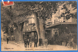 13 -  Bouches-du-Rhône - Pelissanne - Avenue Cabardel Et Grands Cafes (N12799) - Pelissanne