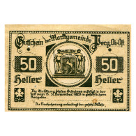 Billet, Autriche, Perg, 50 Heller, Blason, 1920, 1920-12-31, TTB, Mehl:FS 730I - Autriche