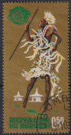 1964 Burundi Mi:BI 109A, Sn:BI 88, Yt:BI 95, Burundi Tänzer, Weltausstellung, New York - Gebraucht