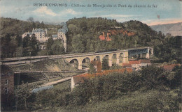 BELGIQUE - REMOUCHAMPS - Château De Montjardin Et Pont Du Chemin De Fer -  Carte Postale Ancienne - Otros & Sin Clasificación