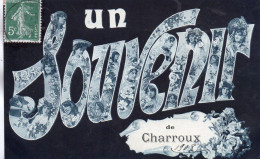 CHARROUX UN SOUVENIR 1908 TBE - Charroux