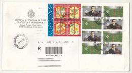 San Marino 4 Large Format Letter Covers Posted Registered 2006-2010 B230510 - Briefe U. Dokumente