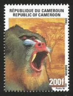 Cameroun Cameroon 1998 Drill Ape Monkey Yv. 890 Mi 1230 Neuf Mint - Apen