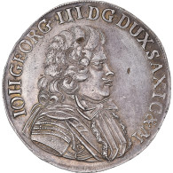 Monnaie, Etats Allemands, SAXONY-ALBERTINE, Johann Georg III, 2/3 Thaler - Taler Et Doppeltaler