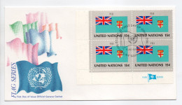 - FDC DRAPEAUX / FLAG FIJI - UNITED NATIONS 26.9.1980 - - Omslagen