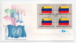 - FDC DRAPEAUX / FLAG VENEZUELA - UNITED NATIONS 26.9.1980 - - Enveloppes