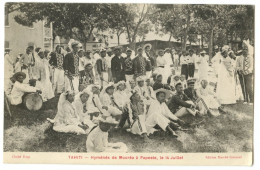 POLYNESIE - TAHITI - HYMENES DE MOOREA A PAPEETE LE 14 JUILLET - Polynésie Française