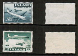 ICELAND   Scott # C 30-1* MINT LH (CONDITION AS PER SCAN) (Stamp Scan # 915-8) - Luftpost