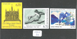 FRA YT 2926/2928 Non Dentelés En XX - 1991-2000