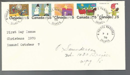 58148) Canada First Day Cover Winnipeg Postmark Cancel 1970  - 1961-1970