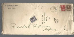 58191) Canada Postage Due  Montreal Postmark Cancel Slogan 1919 - Segnatasse