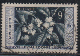 NOUVELLE CALEDONIE NEW NUOVA CALEDONIA 1955 COFFEE FLOWERS 9fr USED OBLITERE' USATO - Used Stamps