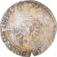 Monnaie, Pays-Bas Espagnols, Charles Quint, 1/2 Réal, 1521-1555, TB+, Billon - Spaanse Nederlanden