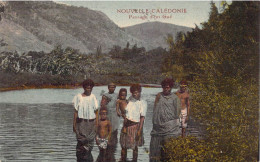 FRANCE - Nouvelle-Calédonie - Passage D'un Gué - Carte Postale Ancienne - Nouvelle Calédonie