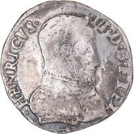 Monnaie, France, Henri II, Teston à La Tête Nue, 1559, La Rochelle, 1er Type - 1547-1559 Enrique II