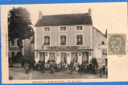 21 - Côte D'Or - Montigny Sur Aube - Cafe De La Place (N12857) - Autres & Non Classés