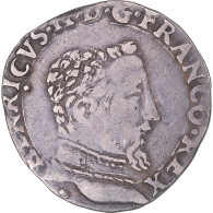 Monnaie, France, Henri II, Teston à La Tête Nue, 1561, Toulouse, Buste D, TTB - 1547-1559 Enrique II