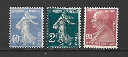 Timbre De France Neuf * N 237 + 239 + 243 - Neufs