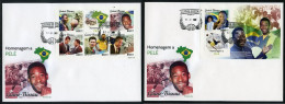 Guinea Bissau 2023, Sport, Pele', 5val In BF+BF In 2FDC - Usados