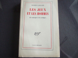 LES JEUX ET LES HOMMES / ROGER CAILLOIS / GALLIMARD / 1958 - Sociologia