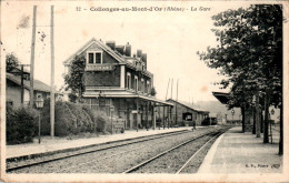 Collonges-au-Mont-d'Or Canton De Limonest La Gare Station Rhône 69660 N°22 Cpa Voyagée En B.Etat - Other & Unclassified