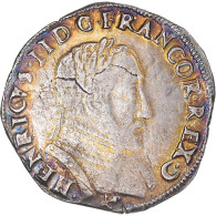 Monnaie, France, Henri II, Teston Au Buste Lauré, 1561, Bayonne, 2nd Type, TB+ - 1547-1559 Heinrich II.