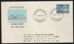 Danemark Denmark 1962 Enveloppe Kobenhavn Premier Jour - Briefe U. Dokumente