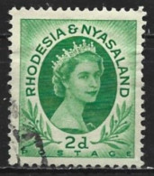 Rhodesia & Nyasaland 1954. Scott #143 (U) Queen Elizabeth II - Rhodesia & Nyasaland (1954-1963)