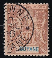 Guyane N°38 - Oblitéré - TB - Gebraucht