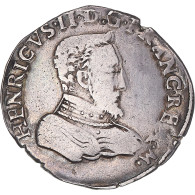 Monnaie, France, Henri II, Teston à La Tête Nue, 1560, Lyon, TTB, Argent - 1547-1559 Enrique II