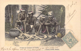 FRANCE - Nouvelle Calédonie - Groupe De Canaques De Pouébo - Carte Postale Ancienne - Nouvelle Calédonie