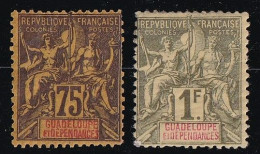 Guadeloupe N°38/39 - Neuf * Avec Charnière - B - Used Stamps