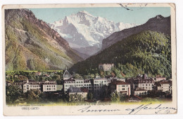 CPA 1906,  Interlaken Und Die Jungtrau.,  Scan Recto Verso  - Interlaken