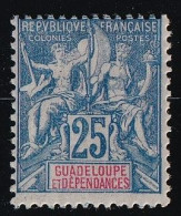 Guadeloupe N°43 - Signé Marquelet - Neuf * Avec Charnière - TB - Gebruikt