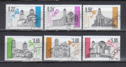 Bulgaria 2000 - Regular Stamps: Monasteries, Mi-Nr.. 4478А/83A, Used - Gebraucht