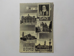 ROMA    "Saluti Da Roma"  Multivues - Mehransichten, Panoramakarten