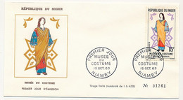 NIGER - 6 Enveloppes FDC - 6 Valeurs Musée Du Costume - NIAMEY - 15 Octobre 1963 - Niger (1960-...)