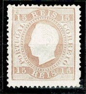 Portugal, 1870/6, # 38f Dent. 13 1/2, Tipo I, MH - Nuovi