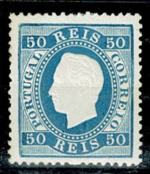 Portugal, 1879/80, # 50c Dent. 13 1/2, Tipo II, P. Liso MH - Nuovi