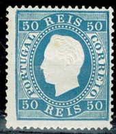 Portugal, 1879/80, # 50c Dent. 13 1/2, Tipo II, P. Liso MH - Neufs