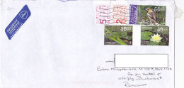 BIRD, DRAGONFLY, WATER LILY, FINE STAMPS ON COVER, 2021, NETHERLANDS - Lettres & Documents