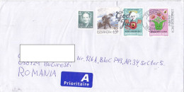 QUEEN MARGRETHE II, THOR MOVIE, COMICS, FINE STAMPS ON COVER, 2022, NETHERLANDS - Brieven En Documenten