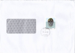 ISLAND, SKULL, FINE STAMP ON COVER, 2021, AUSTRIA - Lettres & Documents